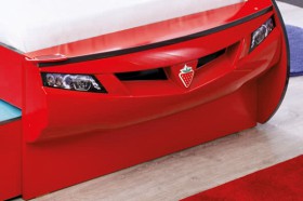 CARBED Кровать-машина Coupe с выдвижной кроватью Red 20.03.1306.00 в Назарово - nazarovo.katalogmebeli.com | фото 2