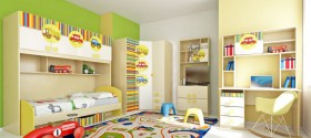 Детская комната Клаксон (Бежевый/корпус Клен) в Назарово - nazarovo.katalogmebeli.com | фото 5