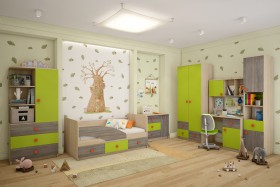 Детская комната Пуговка в Назарово - nazarovo.katalogmebeli.com | фото