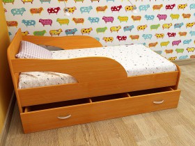 Кровать детская Максимка Млечный дуб/Венге в Назарово - nazarovo.katalogmebeli.com | фото 4