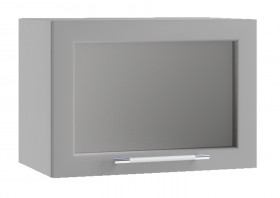 Гарда ПГС 500 шкаф верхний горизонтальный со стеклом Джинс в Назарово - nazarovo.katalogmebeli.com | фото