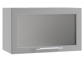Гарда ПГС 600 шкаф верхний горизонтальный со стеклом Джинс в Назарово - nazarovo.katalogmebeli.com | фото