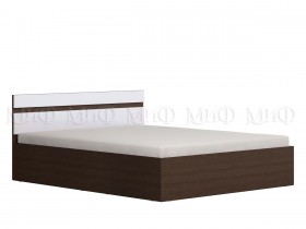 Ким кровать 1,4 (Венге/белый глянец) в Назарово - nazarovo.katalogmebeli.com | фото