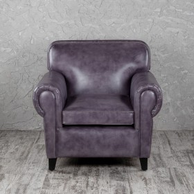 Кресло кожаное Элегант (Фиолетовый) в Назарово - nazarovo.katalogmebeli.com | фото 4