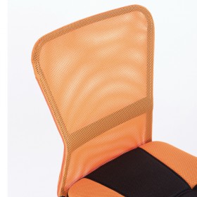 Кресло компактное BRABIX Smart MG-313 (черный, оранжевый) в Назарово - nazarovo.katalogmebeli.com | фото 4