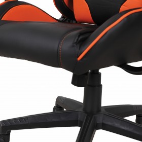 Кресло компьютерное BRABIX GT Racer GM-100 (черный, оранжевый) в Назарово - nazarovo.katalogmebeli.com | фото 2