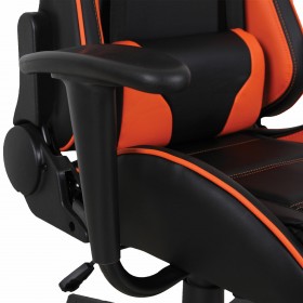 Кресло компьютерное BRABIX GT Racer GM-100 (черный, оранжевый) в Назарово - nazarovo.katalogmebeli.com | фото 3
