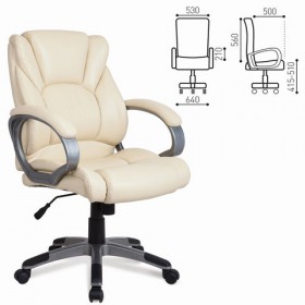 Кресло офисное BRABIX Eldorado EX-504 (бежевый) в Назарово - nazarovo.katalogmebeli.com | фото