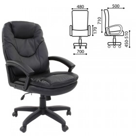 Кресло офисное BRABIX Trend EX-568 (черный) в Назарово - nazarovo.katalogmebeli.com | фото