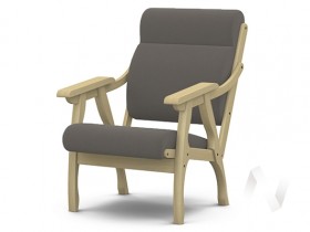 Кресло Вега-10 (бесцветный лак/ULTRA STONE) в Назарово - nazarovo.katalogmebeli.com | фото 1
