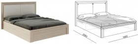Кровать 1,6 Глэдис (М32) с подъемным механизмом Распродажа в Назарово - nazarovo.katalogmebeli.com | фото 2