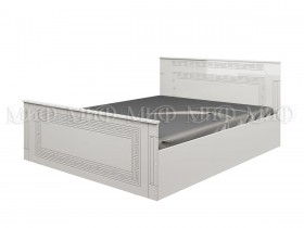 Кровать Афина-1 1,4 м (Белый/Белый глянец) в Назарово - nazarovo.katalogmebeli.com | фото
