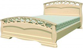 Кровать Грация-1 из массива сосны 1600*2000 Белый античный в Назарово - nazarovo.katalogmebeli.com | фото 17