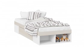 Кровать «Сканди» с ящиком Дуб Гарден/Белый в Назарово - nazarovo.katalogmebeli.com | фото