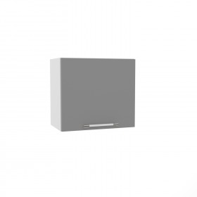 Лофт ВПГ 500 шкаф верхний горизонтальный высокий (Штукатурка белая/корпус Серый) в Назарово - nazarovo.katalogmebeli.com | фото