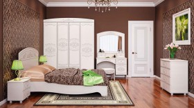 Модульная спальня Каролина в Назарово - nazarovo.katalogmebeli.com | фото 1