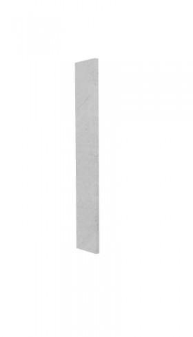 Панель торцевая (для шкафа верхнего торцевого) ПТ 400 Лофт (Штукатурка белая) в Назарово - nazarovo.katalogmebeli.com | фото
