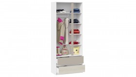 Шкаф для одежды комбинированный «Сканди» Дуб Гарден/Белый/Глиняный серый в Назарово - nazarovo.katalogmebeli.com | фото 3
