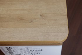 Угловой письменный стол с ящиками «Ривьера» Дуб Бонифацио/Белый в Назарово - nazarovo.katalogmebeli.com | фото 5