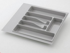 Вкладыш для кухонных принадлежностей, серый, Volpato 450 мм в Назарово - nazarovo.katalogmebeli.com | фото 1