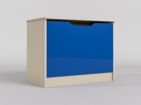 Ящик для игрушек Скай люкс (Синий/корпус Клен) в Назарово - nazarovo.katalogmebeli.com | фото