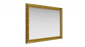 Зеркало навесное "Айрум"/(дуб кальяри / профиль: золото с орнаментом) в Назарово - nazarovo.katalogmebeli.com | фото 1